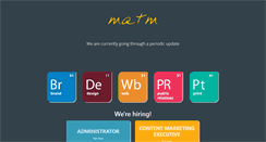 Desktop Screenshot of matm.co.uk